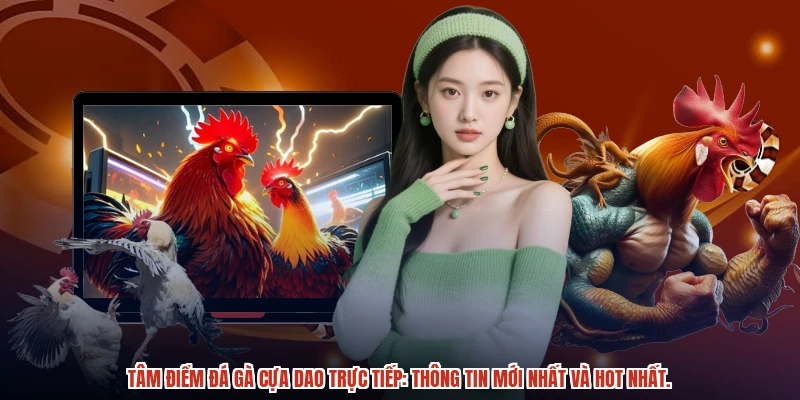 Tâm điểm đá gà cựa dao trực tiếp: Thông tin mới nhất và hot nhất.